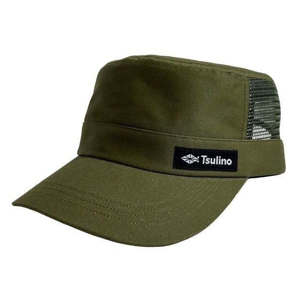 メッシュワークキャップ【暑さ対策/紫外線対策/帽子】(カーキ)